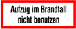 Abbildung: Aufzug im Brandfall