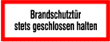 Abbildung: Brandschutzt�r stets