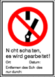 Abbildung: Nicht schalten