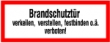 Brandschutzt�r verkeilen, verstellen, festbinden o.�. verboten