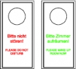 Bitte nicht st�ren / Bitte Zimmer aufr�umen