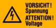Vorsicht! Spannung Attention! Voltage