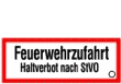 Feuerwehrzufahrt Halteverbot nach StVO