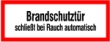 Abbildung: Brandschutzt�r schlie�t bei Rauch automatisch