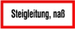 Abbildung: Steigleitung, nass